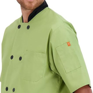 Unisex Kitchen Hotel <b>Chef</b> Uniform Short Sleeve Breathable Durable Quick Dry <b>Chef</b> Uniform for Sale - Product Image 6