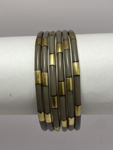Best Quality Blue Brass Resin Fashion <b>Bangles</b> for Women Handcrafted Statement Jewelry Gift Trendy Hand Cuff - Product Image 4