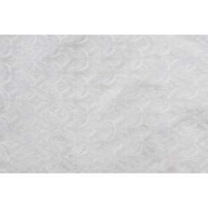 Tela Chanderi Teñible en Color Blanco Hueso con Bordado Floral, 44 Pulgadas de Ancho, Se Vende por Yarda - Product Image 3