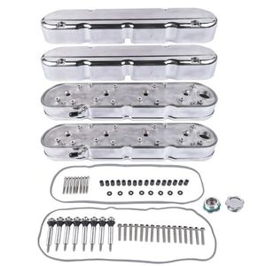 Couvre-culbuteurs polis pour moteurs Chevrolet Small Block V8 LS1 LS2 LS3 LS6 293 325 364 376 427 Ci 8082 3P Tuning Engine Systems - Product Image 1