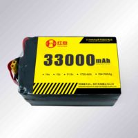 Твердотельный аккумулятор 14s 33Ah14S 51,8 В 33000 мАч 310 Вт/кг Твердотельный литий-ионный аккумулятор для мульти-роторных дронов с фиксированным ветром