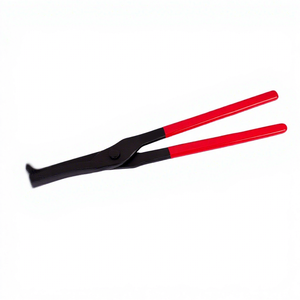 Pince à clous de fermeuse pour sabots de cheval, à mâchoires crocodiles, manche rouge, outil d'entretien des sabots - Product Image 3