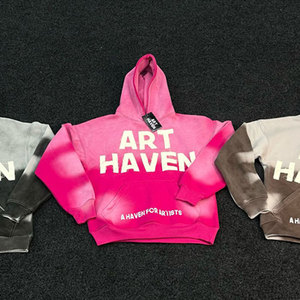 Sweats à capuche personnalisés pour hommes, style streetwear, faible MOQ, en coton et polyester, best-sellers, nouveautés. - Product Image 3