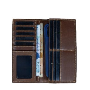Premium Reddish Brown Genuine Leather <b>Travel</b> Pocket <b>Wallet</b> Slim Dual Passport Holder Organizer Sleeve Ticket Cover Jacket Guard - Product Image 2