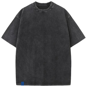 Camisetas de Verano Casuales Transpirables con Cuello Redondo y Manga Corta para Mujer, Bordadas con Lavado Ácido, de Alta Calidad, Venta al por Mayor de Fabricante Personalizado - Product Image 1
