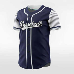 Maillot de baseball américain respirant d'été, imprimé 3D, uniforme sportif boutonné, chemise décontractée sublimée à manches courtes avec nom - Product Image 6