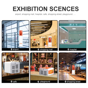 Bester 8 Khe cắm trạm sạc di động ngân hàng điện cho thuê máy bán hàng tự động sạc nhanh cho nhiều thiết bị cho thương mại - Product Image 4