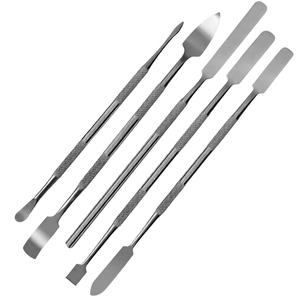 Juego de 5 Herramientas para Tallar Cera, Herramientas de Escultura de Metal y Arcilla, Herramientas de Doble Punta de Acero Inoxidable, Kit de Modelado para Laboratorio Dental - Product Image 1