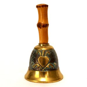 Campana de Mano de Latón de Alta Calidad, Fabricada con Metales de Latón con Acabado Dorado de Buena Calidad, Tiene un Tallo Grueso, a Precios de Mayoreo - Product Image 4