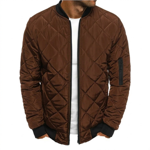 Chaqueta Bomber de Invierno para Hombre, con Botones de Cuerno, Servicio OEM, Lona Impermeable de Secado Rápido, Estilo Vintage, Informal y Deportiva - Product Image 3