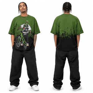 Camiseta de Hombre de Algodón Grueso de 240 g/m², Estilo Vintage Lavado, Personalizada, Talla Grande - Product Image 6