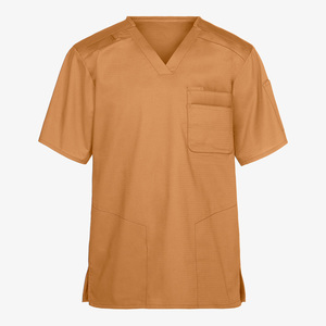 OEM Unisex Nurse <b>Scrub</b> <b>Top</b> Medical Nursing <b>Scrub</b> Uniforms Soft Cotton and Polyester Jersey For Doctor - Product Image 3