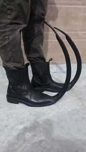 Bottes médiévales en cuir faites à la main pour hommes, chaussures authentiques de reconstitution historique de la Renaissance, chaussures de costume historique, pour anniversaire et Halloween - Product Image 2
