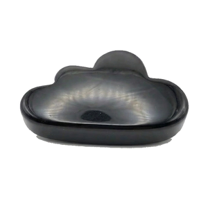 Tourmaline noire sculptée en forme de nuage, pierre précieuse, cristal, décoration d'intérieur, grossiste en cristaux sculptés en forme de nuage - Product Image 4