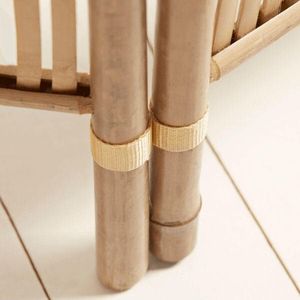 Separador de Ambientes Plegable de Bambú Natural Hecho a Mano para Decoración del Hogar y Sala de Estar - Product Image 4