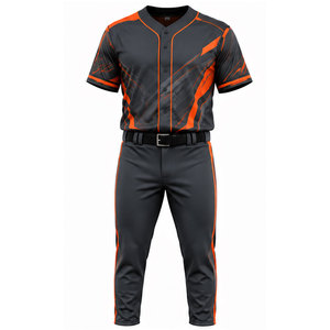 Baseball Uniform Lightweight <b>Athletic</b> Wear Breathable Fabric Comfortable Team Outfit Stylish Look - Product Image 2