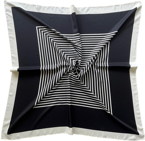 Hot Sale Fashion Custom Designer Printed Long Square Head Korean Silk <b>Bandana</b> Protective Neck Face Scarf for Women Party Scarf - Product Image 1