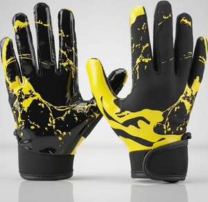Hot Selling Factory Price American Football Gloves Youth Custom Receiver Football Gloves <b>Top</b> Trending Manufacturer - Product Image 1