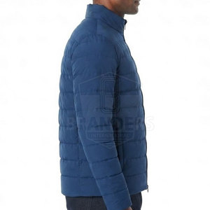Casual Men Winter Outerwear Lightweight Puffer <b>Jacket</b> With <b>Quilted</b> <b>Pattern</b> Warm Filling High Collar And Comfortable Daily Wear - Product Image 5