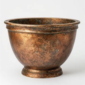 กระถางเหล็กตกแต่งสวน ระเบียง ห้องนั่งเล่น และสำนักงาน ดีไซน์ทันสมัย เป็นมิตรกับสิ่งแวดล้อม สีเขียว - Product Image 5