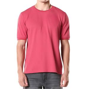 เสื้อยืดกีฬาผู้ชายแบบแห้งเร็ว ระบายอากาศดี คอโอ แขนสั้น ผลิตแบบ OEM ODM ขายส่งจากโรงงาน - Product Image 4