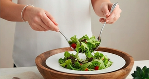 Mirrored Polished Stainless Steel Salad <b>Server</b> Tarnish Resistant Salad flatware For Household Restaurants Hotel And Resort - Product Image 4