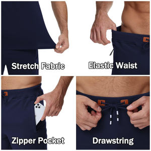 Ensemble de survêtement léger pour homme, respirant, pour l'été, avec short assorti, manches courtes, style streetwear - Product Image 2