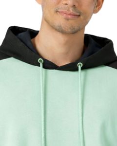 เสื้อฮู้ดแขนสั้นผู้ชายแบบสวมใส่สบาย ผ้าฝ้ายนุ่ม สีเขียวมิ้นท์ สีดำ สไตล์สตรีทแวร์ เหมาะสำหรับใส่ในฤดูร้อน - Product Image 5