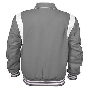 Chaqueta Varsity de Invierno para Hombre, Chaquetas de Cuero Genuino, Chaqueta Universitaria Letterman 2025 - Product Image 5