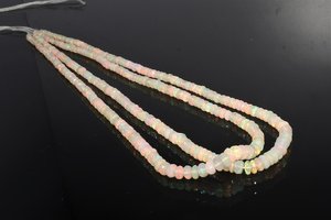 ลูกปัดโอปอลเอธิโอเปียทรงรอนเดลล์เจียระไนแบบมีประกาย ขนาด 3-5 มม. ลูกปัดพลอยโอปอลเอธิโอเปียธรรมชาติ 16 นิ้ว โอปอลไฟทรงรอนเดลล์แบบเม็ดเดี่ยว - Product Image 6