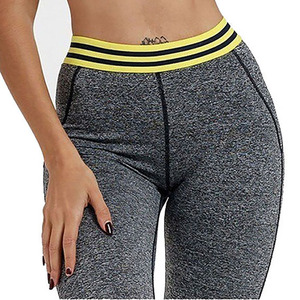 Leggings de sport pour femmes grandes tailles, impression de logo personnalisée, polyester léger, taille élastique. - Product Image 6