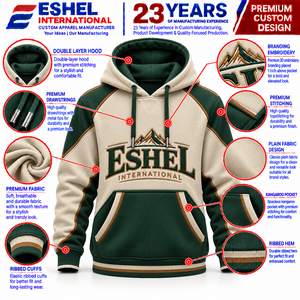 Fabricant de sweats à capuche en jersey brodés pour les marques de distributeurs privés recherchant des commandes de broderie de logo personnalisé et des commandes en gros - Product Image 1