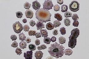 Wholesale Natural Hot Selling Grade Natural Amethyst Stalactites Slices for Jewelry Making - Product Image 1