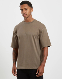 T-shirts de sport pour hommes, unis, amples, respirants, à manches courtes, en coton, pour la gym, la course, le fitness et la musculation, été - Product Image 1