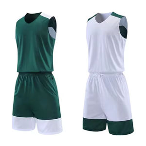 Camiseta de Baloncesto Reversible para Adultos, Impresión por Transferencia de Calor, Transpirable, Absorbe la Humedad, Tallas Grandes, Uniforme de Baloncesto al por Mayor OEM - Product Image 2