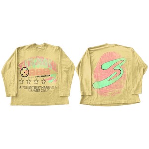 Camiseta de manga larga para mujer, 240 GSM, algodón premium, lavado vintage, estampado gráfico, logotipo en relieve, ropa urbana personalizada, cuello cómodo - Product Image 4