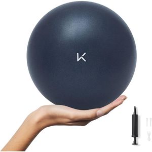 Petit ballon de Pilates anti-éclatement épaissi avec pompe pour la physiothérapie, le fitness et le renforcement du tronc - Product Image 1