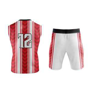 Conjunto de camiseta de fútbol transpirable de tela ecológica con estampado, con números y nombres de jugador personalizados para uniforme 7 contra 7 - Product Image 6