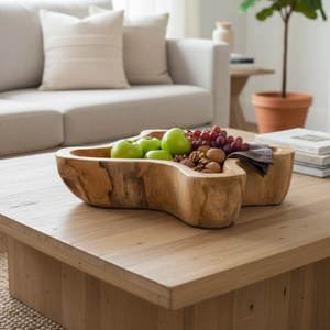 ถาดไม้สักรากแท้สไตล์เรียบง่าย งานฝีมือสุดหรูจาก ARTERRA - Product Image 2