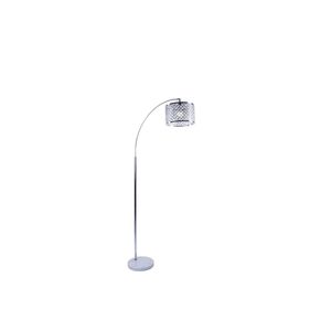 Lampe sur pied élégante en cristal en forme d'arche - Product Image 4