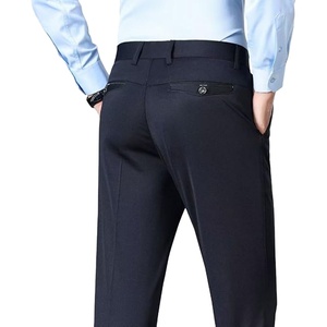 Pantalon décontracté en toile pour homme, vente en gros OEM, best-seller, prix abordable, teint uni, 100 % coton, épais, tendance, export - Product Image 6