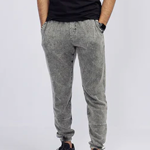 Classic Design Men Oversized Acid Wash Sweatpants Vintage Streetwear Heavyweight <b>Fleece</b> <b>Joggers</b> Wholesale Supplier OEM ODM - Product Image 1
