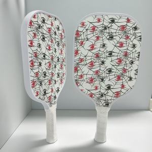Raquette de padel professionnelle de haute qualité, légère, en fibre de carbone, pour le contrôle de la puissance et l'entraînement, avec filet en nylon - Product Image 3