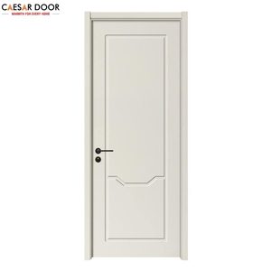 Portes intérieures pré-montées en bois massif, matériaux en polymère PVC, résistantes à l'humidité, à l'isolation thermique et acoustique, à ouverture poussoir-tirage, pour villa - Product Image 2