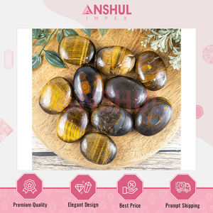 ผู้จัดจำหน่ายขายส่ง หินตาเสือธรรมชาติขัดเงาขนาด 2.5 นิ้ว รูปทรงวงรี สำหรับบำบัดรักษา ยี่ห้อ Anshul Impex - Product Image 5