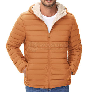 Durable Men Hooded Puffer Jacket Windproof Waterproof Winter <b>Coat</b> Outdoor <b>Travel</b> Wear Front Logo 2026 - Product Image 3