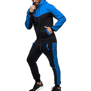 Men Cotton Tracksuit Outfit Full Sleeve <b>Hoodie</b> Sweatpants Casual Gym Sportswear Daily Comfort Wear - Product Image 3