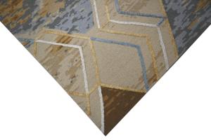 Alfombra Tejida a Mano de Lana Natural Cálida con Sumac |   Alfombra Tejida Suave de Estilo Rústico |   Tejido fino 7/40 |   Hecho a Mano en India - Product Image 3