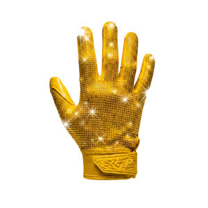 Gants de football américain pour hommes Orange à séchage rapide en polyester antidérapants avec fermeture auto-agrippante, impression numérique estivale, doigts entiers - Product Image 6