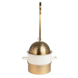 Plat à réchaud en métal coloré pour buffet, assurant une qualité alimentaire constante et une distribution de chaleur fiable. - Product Image 2